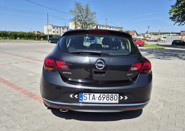 Opel Astra cena 27900 przebieg: 197750, rok produkcji 2013 z Radzionków małe 301